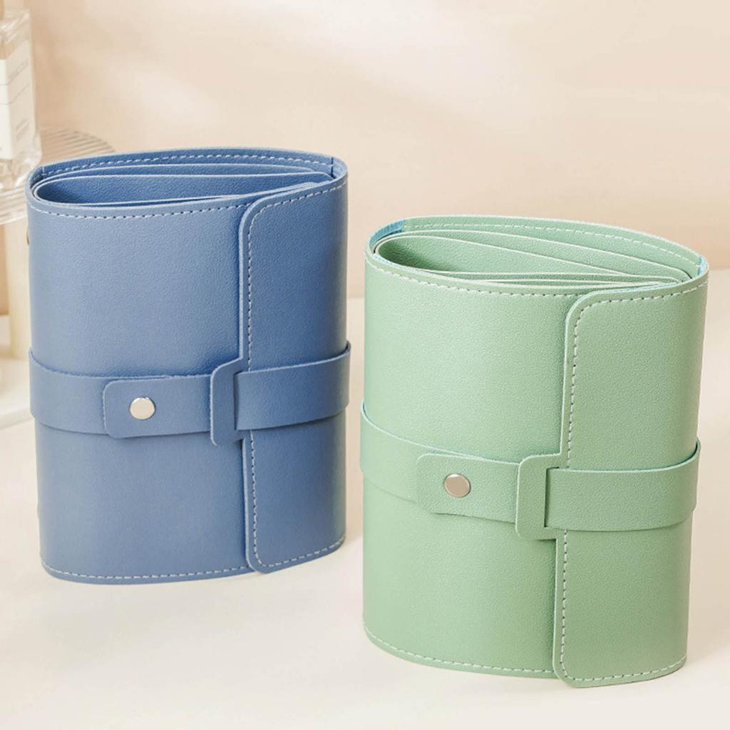 Ear Studs Collection Notebook Earring Organizer PU Material Earring Storage Bag Portable PU Earring Cases for Earrings