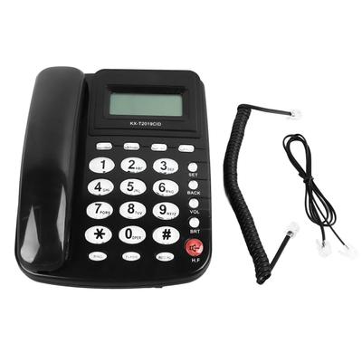 Kablolu Sabit Hatlı Telefon Çok Fonksiyonlu Eller Serbest Arama Büyük Tuşlar Arayan Kimliği Telefonu için
