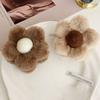 Plush Flower Hair Claw Large Shark Clip Simple Barrettes Crab Hair Clips Hairgrips Autumn Winter Hair Accessories