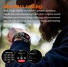 SACOSDING 800mAh Akku mit großer Kapazität Smartwatch Herren Outdoor Kompass Taschenlampe IP68 Sport Fitness Sprachanrufe Herren Smartwatch