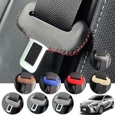 Lexus RX Genuine Leather Seat Belt Cover Buckle Cover Genuine Leather Noise Anti Scratch