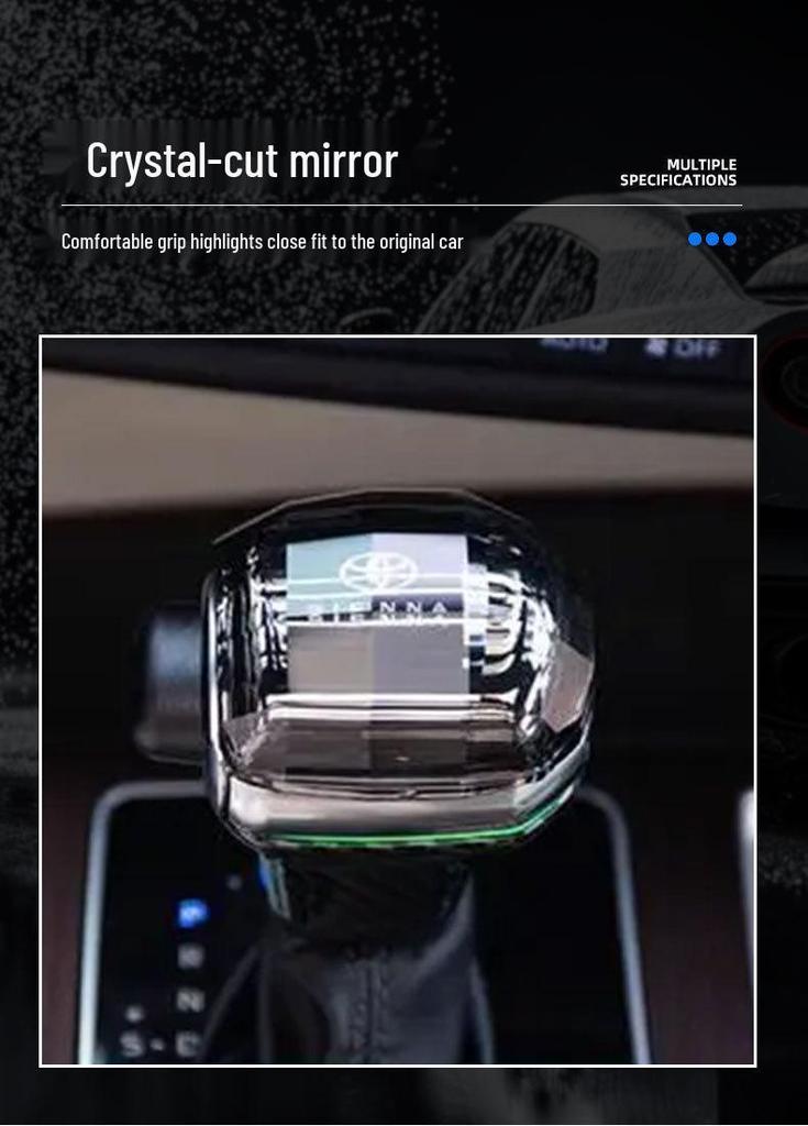 Toyota Sienna Grandvia Luminous Carbon Fiber Gear Shift Knob Upgrade