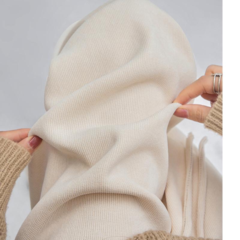 Kapok Velvet Chenille Wide-leg Pants for Women In Autumn and Winter New Style Slimming and Draped Casual Straight Pants Lazy Style Plus Velvet Pants