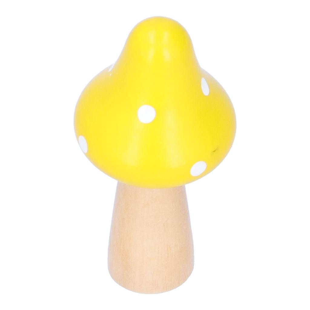 3PcsCelsiusSet Mushroom Crafts Innovative Cute Wooden Ornaments   Desktop Decoration