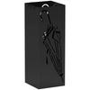 Metal Umbrella Stand, Square Umbrella Holder with 4 Hooks and Removable Drip Tray, Decorative Umbrella Storage Rack for Entryway, Hallway