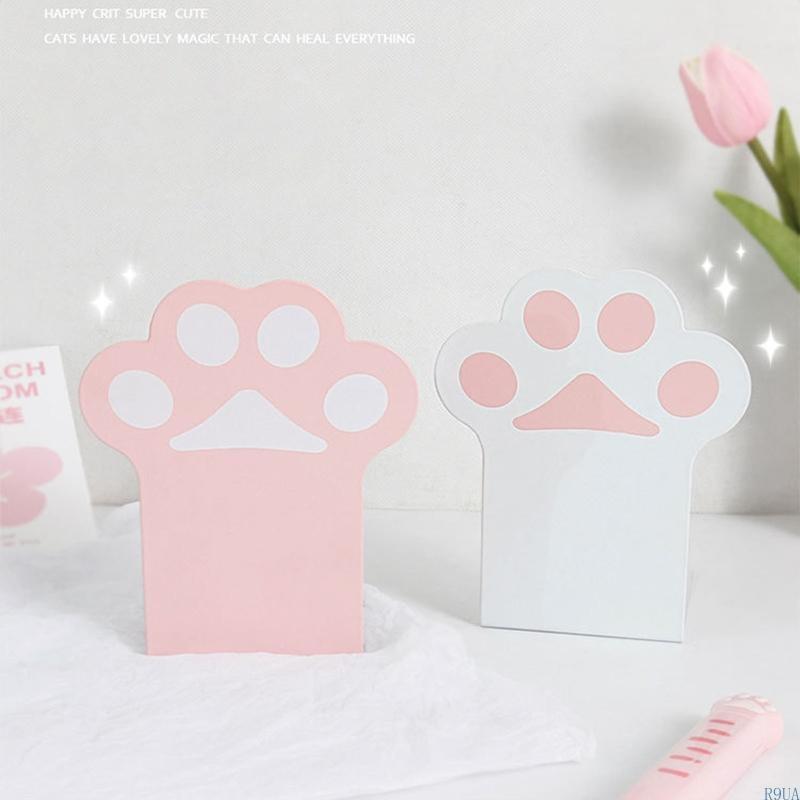 Cat Paw Bookends Sturdy Non Skid Book Ends Stand for Bookshelf Bedroom 2 Pac