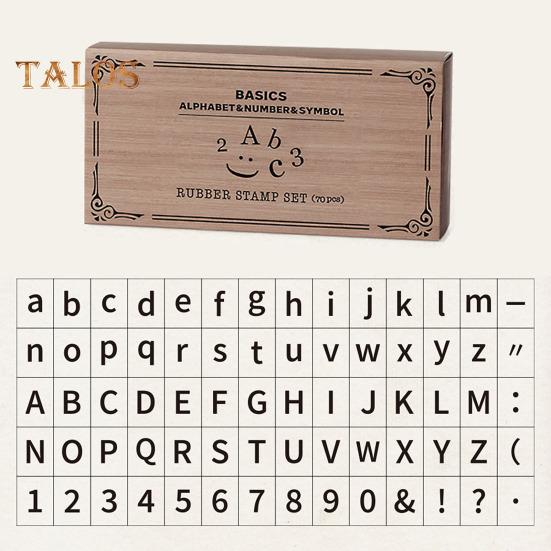 Timbri in Legno con Lettere dell'Alfabeto Bordo Liscio Set Timbri Lettere Multiuso Kit Scrapbook Fai da Te Materiali per Stampaggio