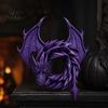 Small Decorative Wreath 3D Creative Dragon Ornament, Realistic Detailed Round Shaped Decor, Holiday Stylish Desktop Ornament for Home Indoor,