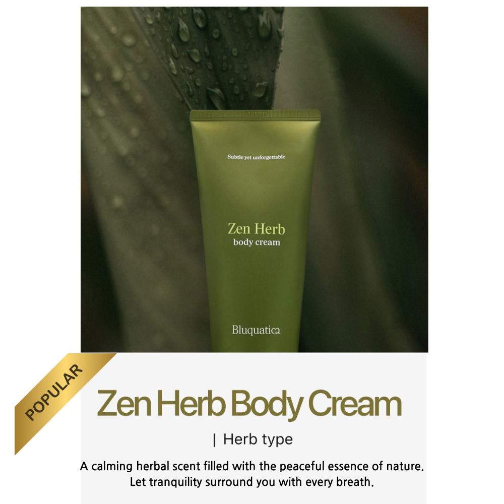 

[Bluquatica] Perfume Body Cream 200ml / 6.76 fl oz Zen Herb