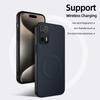 Realme GT Carbon Fiber Leather Lens Protector with MagSafe Compatibility and Drop Protection Case