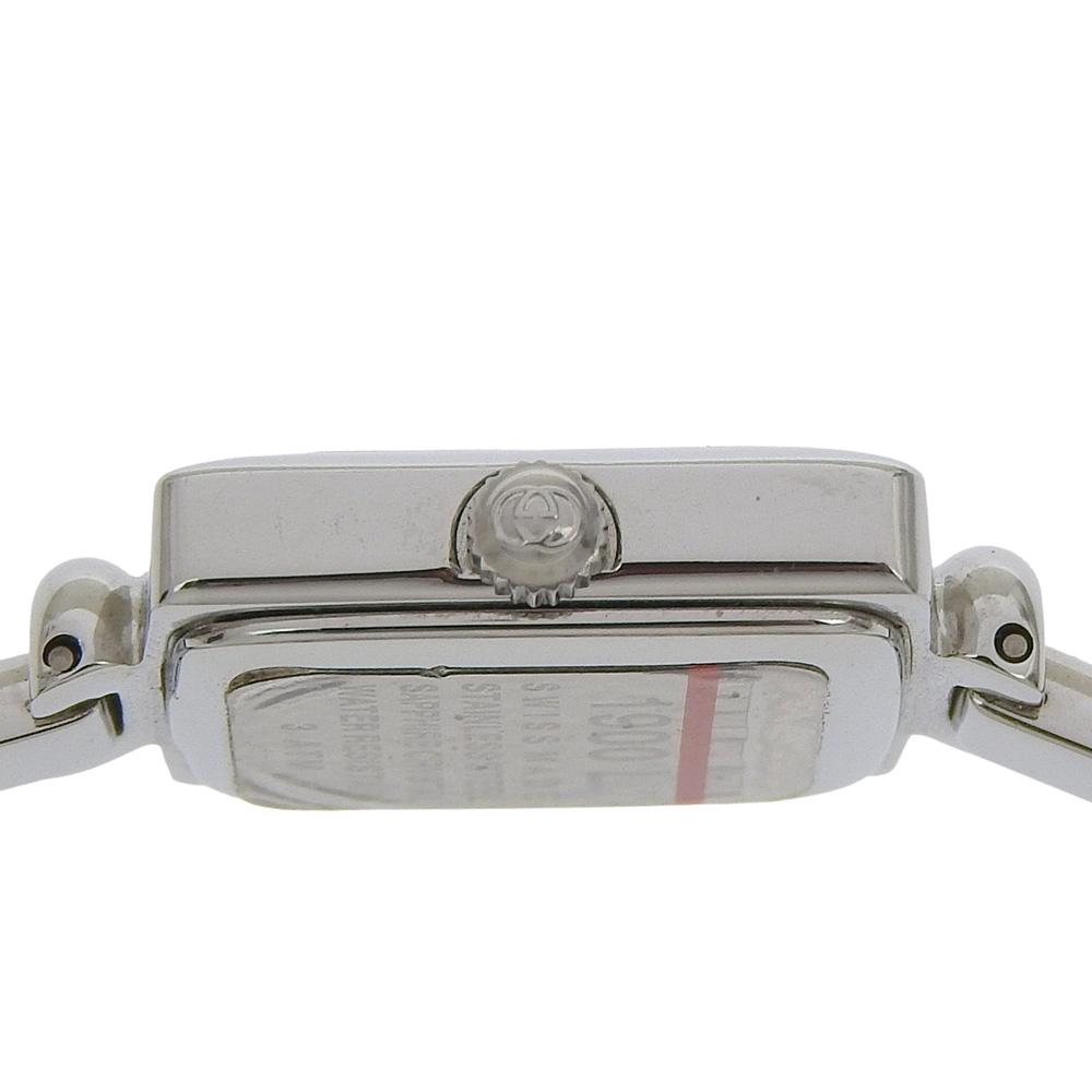 GUCCI Watches 1900L blackDial Stainless Steel Quartz Analog display Women Used