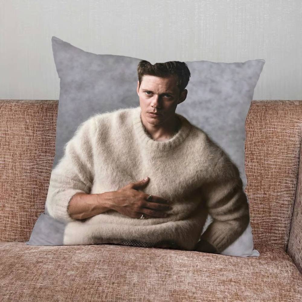 

BBill Actor SSkarsgard Print Pattern Sofa Cushion Cover Pillowcase Home Party Car Bedding 30x30cm 12x12in