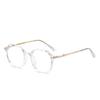 Transparent Gray Polygon Nearsighted Glasses Women Men  Oval Short-Sight Eyewear Prescription Spectacles 0 -1.0 -1.5 To -6.0