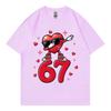 Day Six Seven Meme Graphic T Shirts Men Women Clothing Harajuku Y2k Oversized Tshirts Summer Casual Cotton Short Sleeve Tshirt