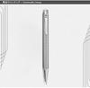 CARAN D'ACHE Mechanical Pencil Ecridor Chevron Silver MF0004-286 0.5mm (Official Import)