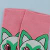 6 paar willekeurige combinatie grappige cartoon anime Pok é mon patroon heren crew sokken comfortabel en zacht koppel casual sokken