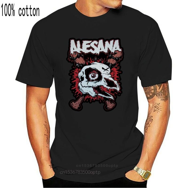 

Alesana t-shirt Damaged birdskull Official Merchandise XS чорний