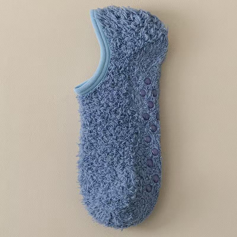 Plush Fleece Women's Indoor Slippers Non-Slip Soft Sole Winter Warm House Floor Shoes Cute Slippers, Home Comfort Footwear