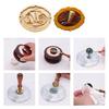 DIY Wax Grain Seal Head Multipurpose Metal Art Seal Head Ornamental Enamel Seal Head Envelope Decorative for Wedding Invitations