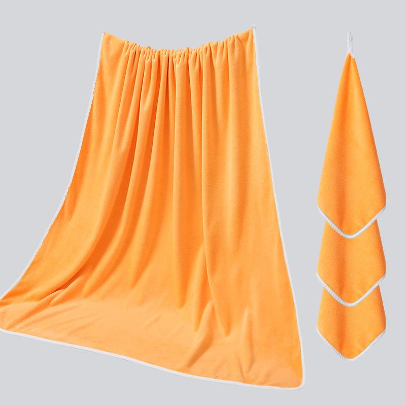 4-towel bath towel set, quick-drying and breathable, ideal choice for hotels and spas, perfect party gift (in multiple colors)