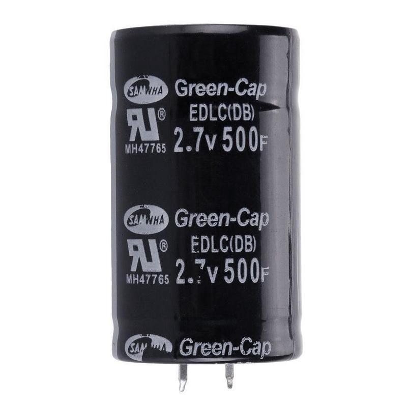 1pcs Super Farad Capacitor 2.7V 500F Fits Car Rectifier Can Stereo//speaker 35*60