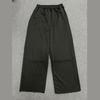 Europäische und amerikanische Retro-Damen-Freizeit-Hose mit hohem Bund, locker, mit Fransen, bodenlang