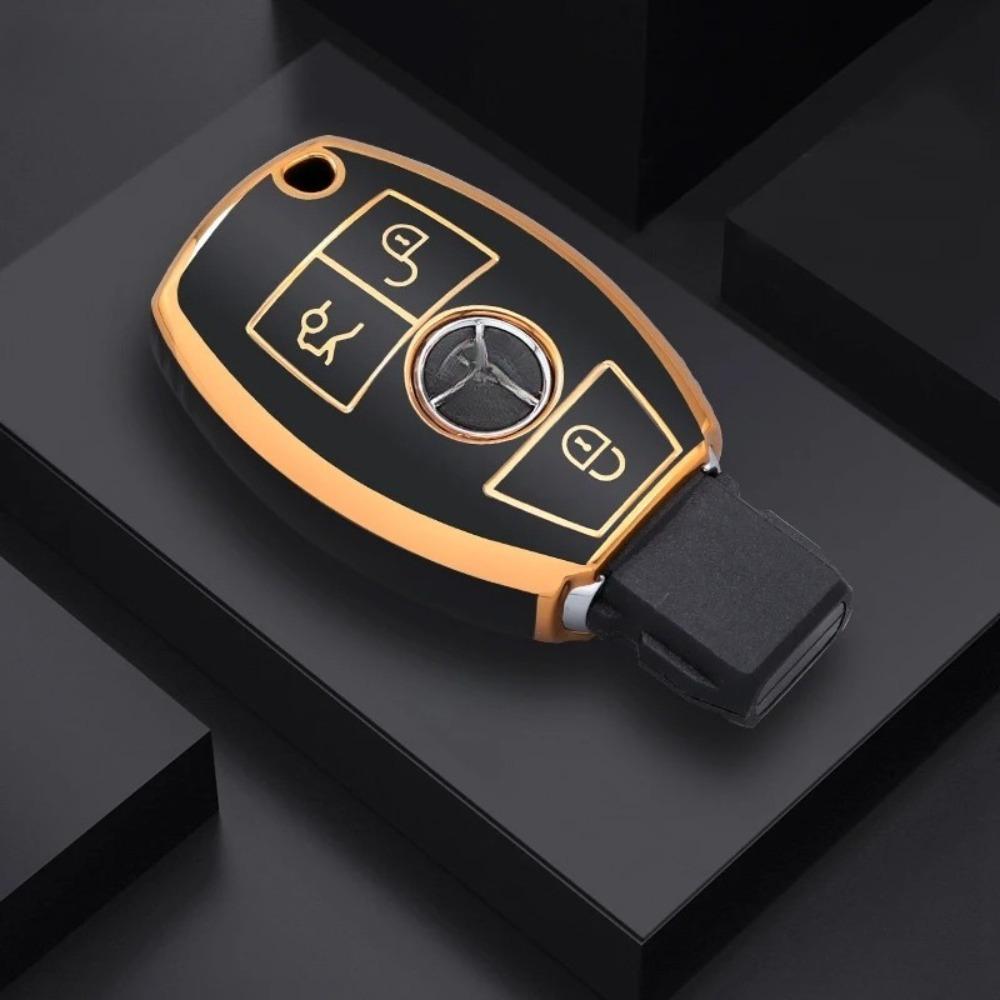 TPU Car Key Case Cover Shell for Mercedes Benz W204 W205 W206 W212 W213 W221 W222 W223 W463 A C E S Class GLA GLE GLC GLK GLS