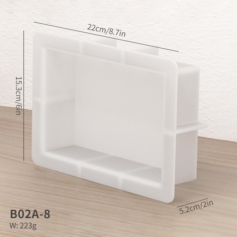 Stampo in Silicone Cristallo Geometrico Fai da Te per Ornamenti Cubici e Campioni da Libro