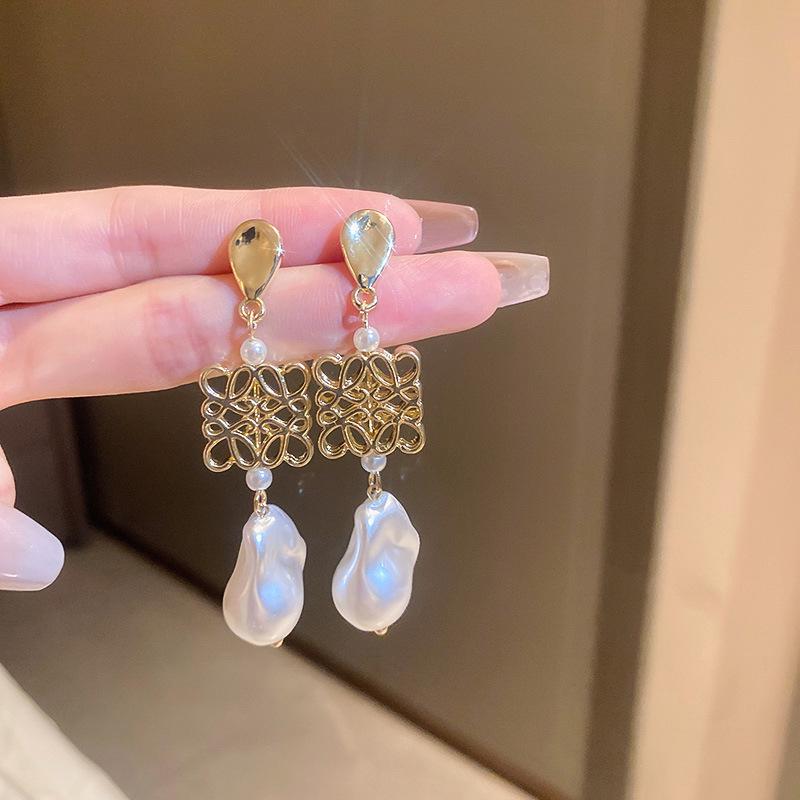 

Серьги Серебряная Игла Ретро Металлические Искусственный Жемчуг Китайский Узел: Ювелирные изделия высокого класса в национальном стиле