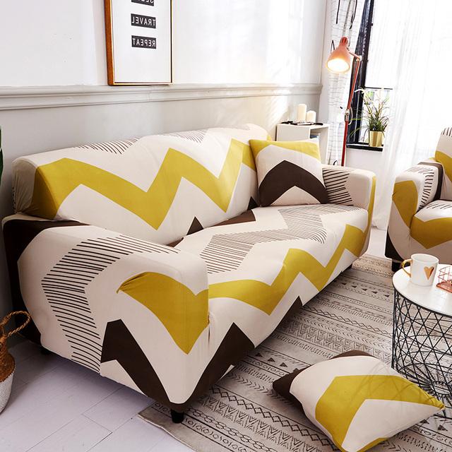 Spandex Sofa Cover Slipcovers Elastic All -Inclusive Couch Case For Different Shape Sofa Loveseat Chair L -Style Sofa Case