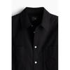 H M Loose Fit Oxford sHirt Black