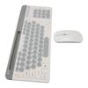 Wireless Keyboard Mouse Set Rechargeable Retro   2.4G Wireless   Keyboard Mouse Set