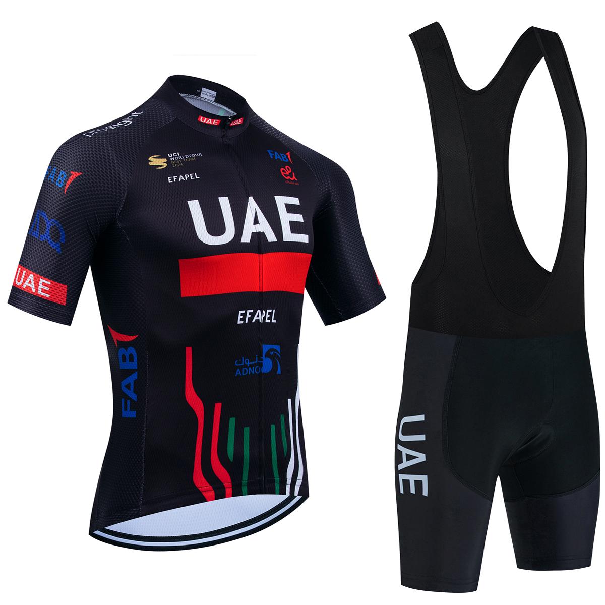 

New Tour 2026 UAE Cycling Jersey Road Bike Maillot JERSEY Shorts Set Men Women Fast Dry Ropa Ciclismo Bicycl T-shirt Clothing XXL