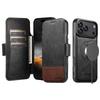 iPhone 17 Pro Max Flip Case: Card Slot, Magnetic Snap, Wireless Charging Stand, Leather 2-in-1 Design
