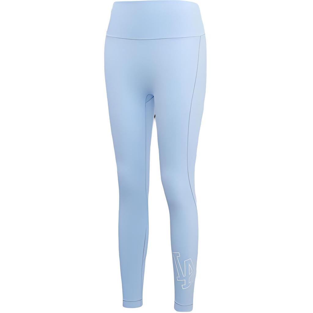 MLB Los Angeles Dodgers Basic Big Logo Leggings Solid Color Comfortable Soft Breathable Slim Mid-Rise Butt-Lifting Leggings 3FLGB012N-07BLL