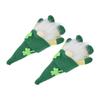 2 Stück Zwergenpuppe Handgefertigt Niedlich Gesichtslos Grüner Hut St. St. Patrick's Day Ornament Plüsch Zwergpuppe für Sofa Esstisch(Männer