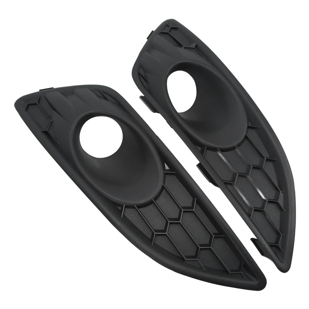 1 Pair Front Bumper Fog Lamp Grille D2BZ15266CB Fog Light Cover Replacement for Ford Fiesta JA8