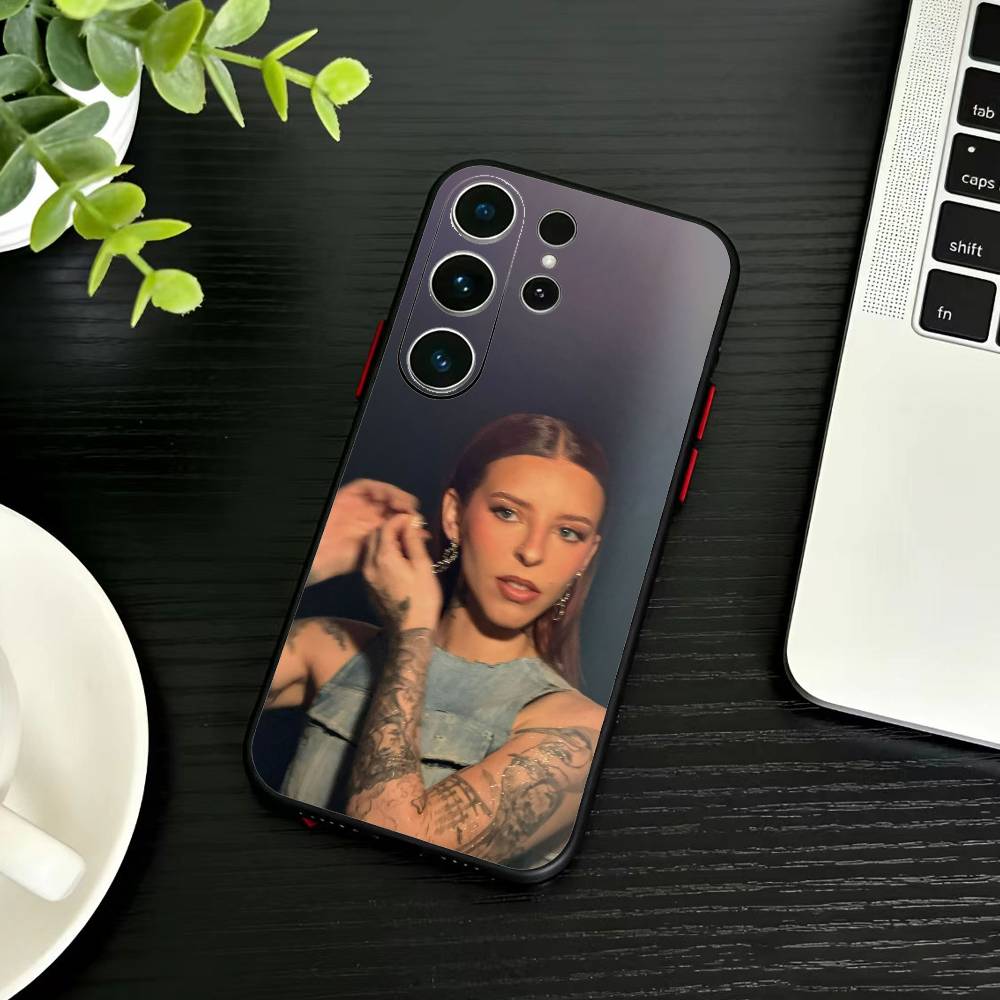 

Y-Young Miko Do Not Disturb Phone Case For Samsung S26,S25,S24,S23,S22,S21,S20,Ultra,Plus,FE Black Soft Cover Samsung S26