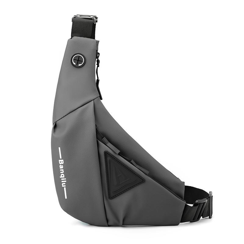 New men's messenger bag casual men's bag trendy shoulder bag outdoor travel mobile phone bag close-fitting backpack men