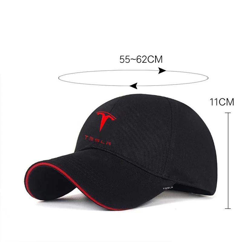 Car Emblem Original Outdoor Sports Hat Embroidery Baseball Caps Sunscreen Hat For Tesla SpaceX Model 3 Highland 2023 Model S Mod