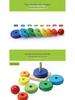 Rainbow Wooden Ring Toss & Stacking Toy for Toddlers (Ages 1-3)