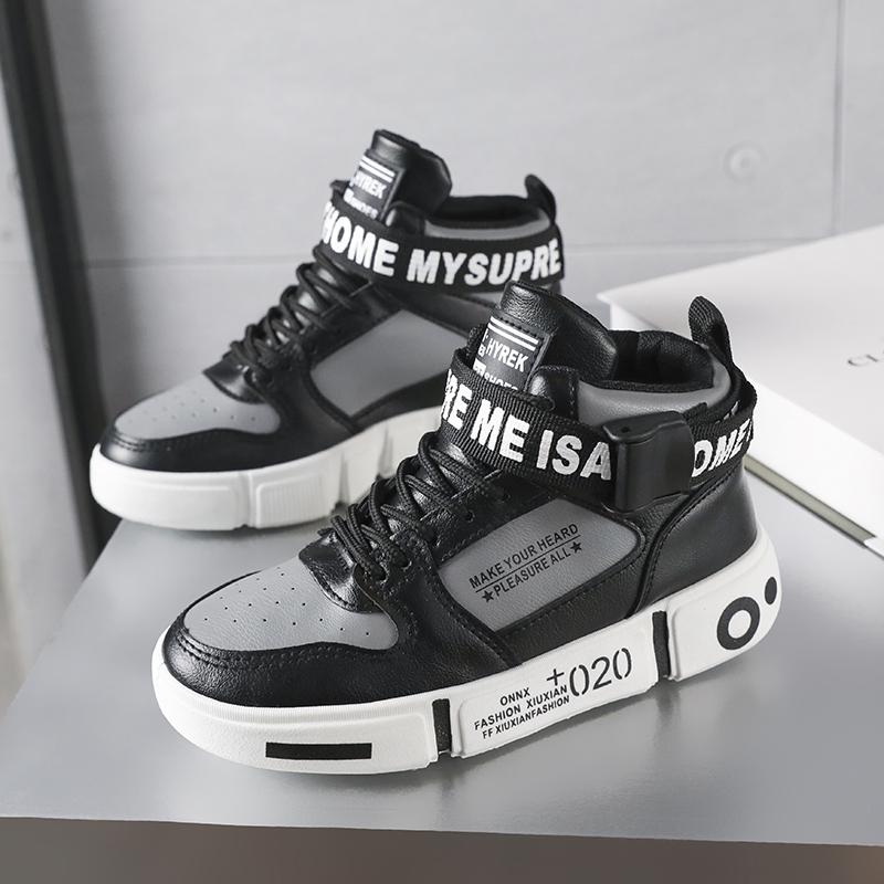 Big Boys High Top Sneakers Luxury Children Casual Shoes Youth Men Fashion Kids Tennis Running Sports Shoes for Boy