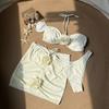 Europäischer und Amerikanischer Neuer Sexy Rosen-Träger Einteiliger Badeanzug Bikini