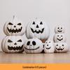 Luminous White Pumpkin Lantern: Large Halloween Decoration for Shopping Malls & Theme Events