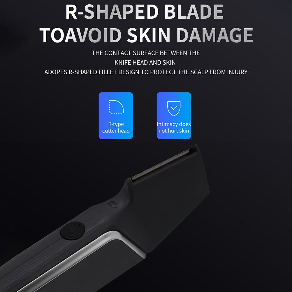 

5 в 1 триммер для волос и триммер для тела выдвижной USB электрический триммер для волос на теле титановый корпус серый