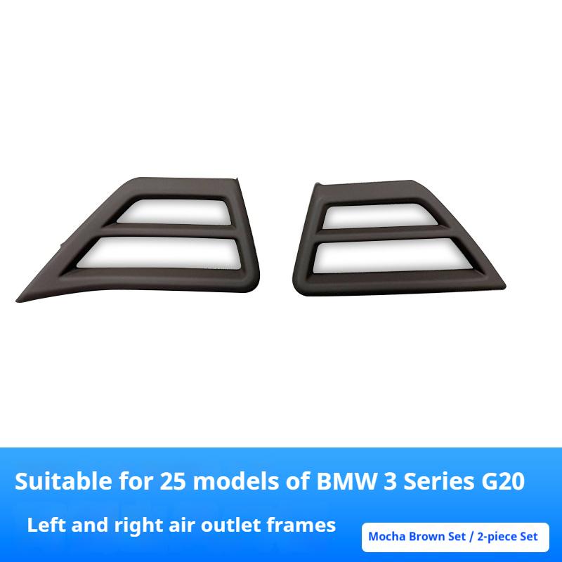 For BMW 2 3 4 Series G42 G20 G22 G23 G26 M3 G80 M4 G82 2025 Car Dashboard Panel Side Air Condition Vent Outlet Cover Trim