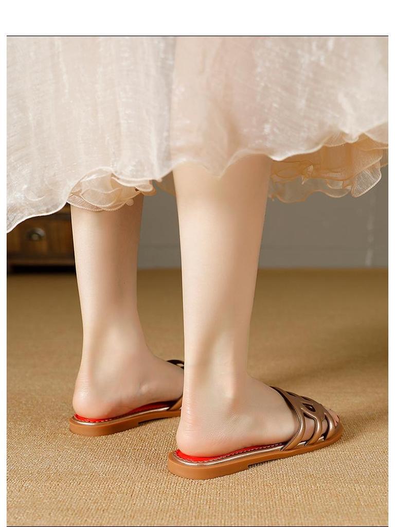 2025 Women's Low Heel Round Toe Sandals & Slippers