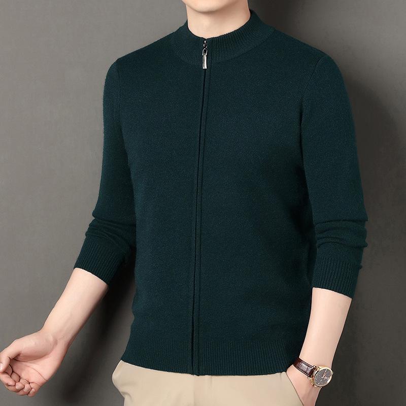Men's Trendy Knit Cardigan - Autumn/Winter Fashion, Comfortable Casual Sweater Jacket