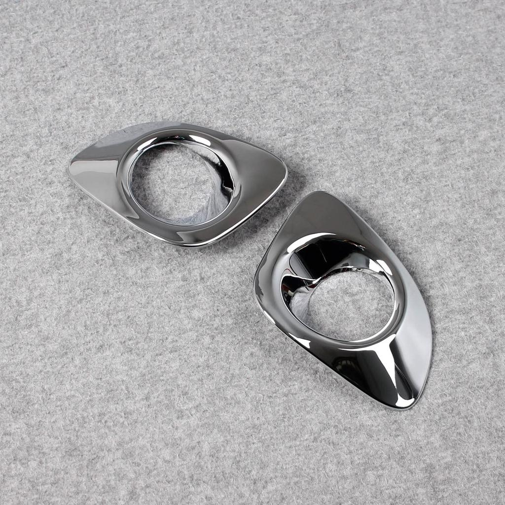 RUIQ Toyota Corolla Cross Exclusive Exterior Chrome Plated Front Fog Lamp Garnish Bezel Cover Exclusively Designed for Toyota Corolla Cross