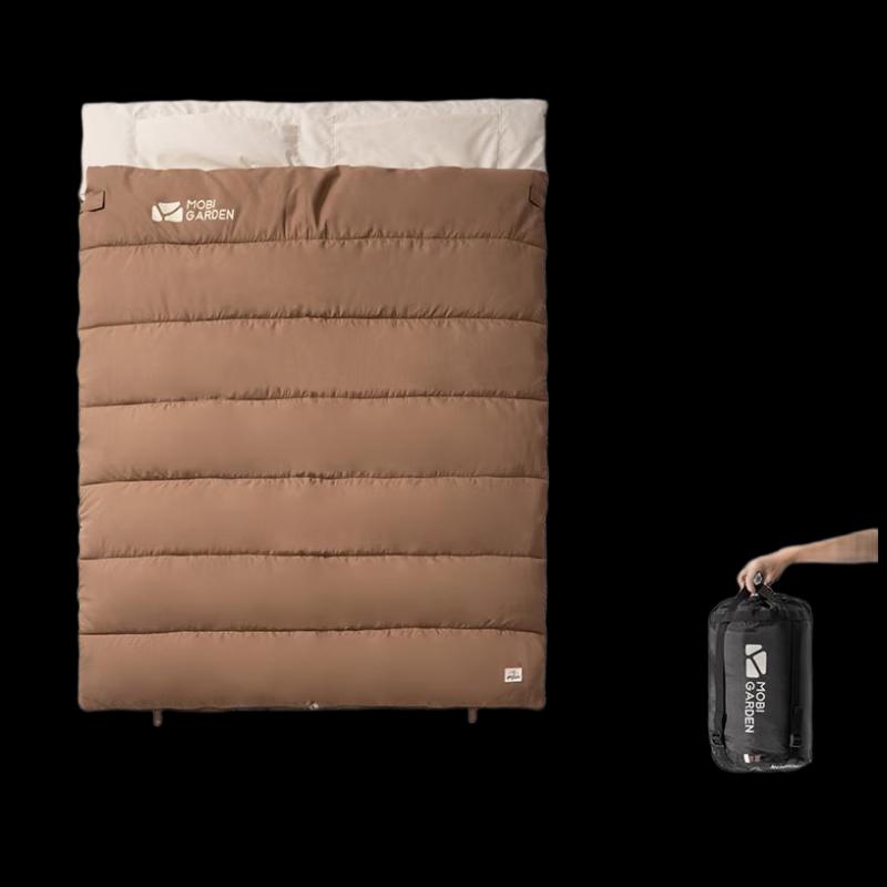 

Mobigarden Crescent Flannel Cotton Double Sleeping Bag 185x145CM